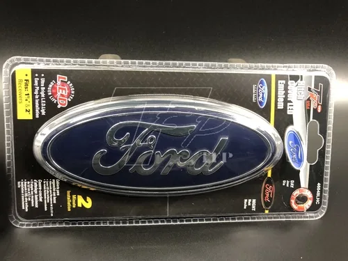 44116LTGEC – INT TRIM TFP Emblem, 7 Inch LED FORD Logo Tailgate Chrome Plated
